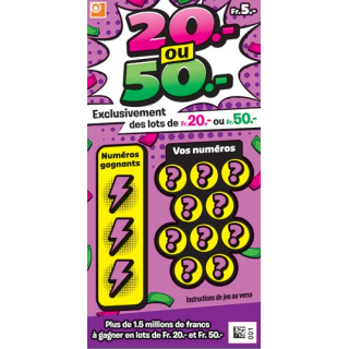 20 ou 50