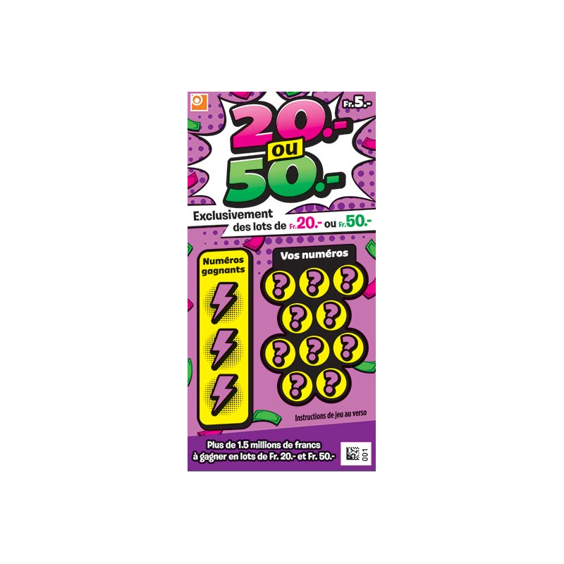 20 ou 50