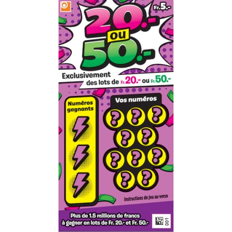 20 ou 50