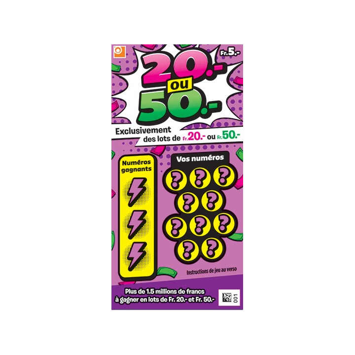 20 ou 50