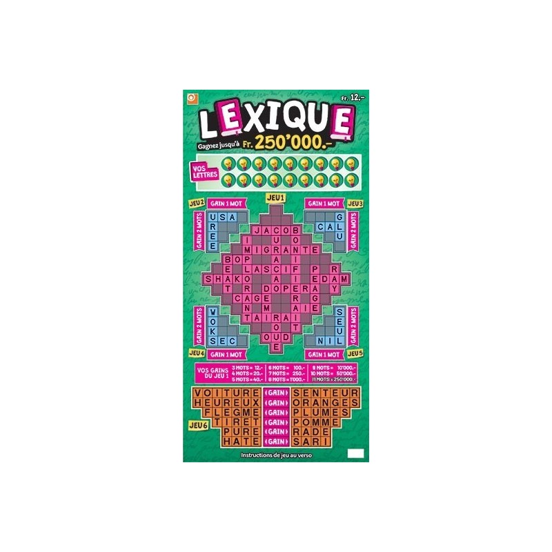 Lexique