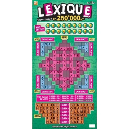 Lexique